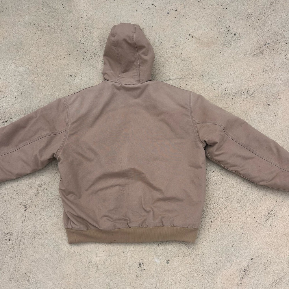 CARHARTT WIP‎ OG ACTIVE JACKET TAN CANVAS  XL QUILTED - Picture 11 of 12